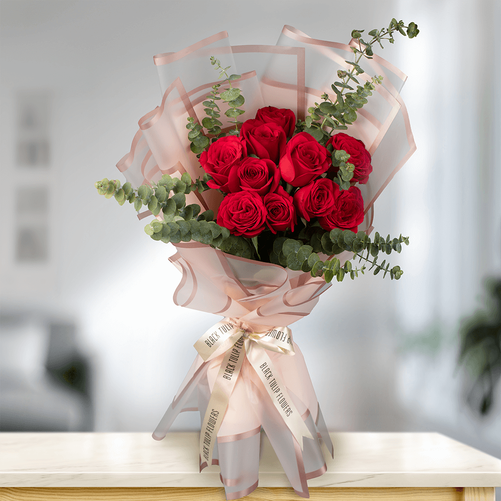 Red Roses Bouquet - Image 3